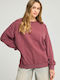Women's Sweatshirt Hooded Red