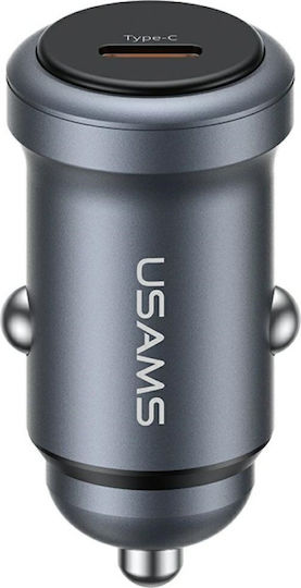 Usams Auto-Ladegerät 30W Schnellladung mit einem Anschluss: 1xType-C