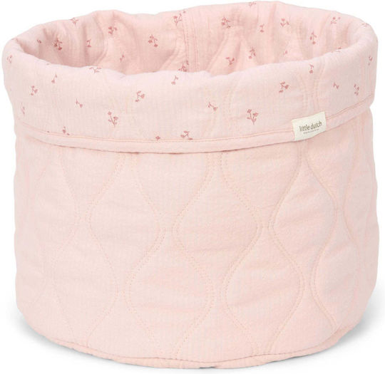 Little Dutch Pure Nursery Storage Basket Pink