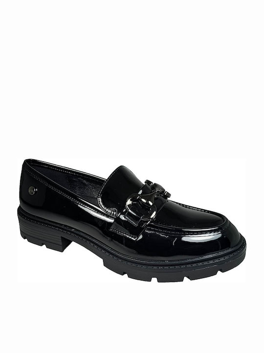 Zak Λουστρίνι Γυναικεία Loafers σε Μαύρο Χρώμα