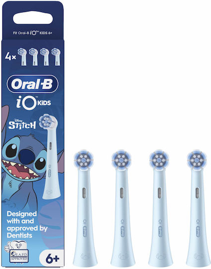 Oral-B Electric Toothbrush Replacement Heads iO Kids 4 Pieces for 6+ Years
