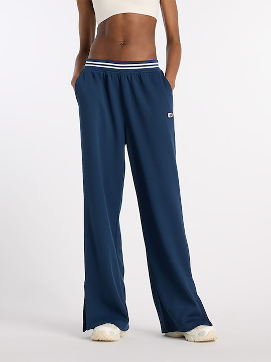 New Balance Pantaloni de Trening Nb Navy Μπλέ Σ...