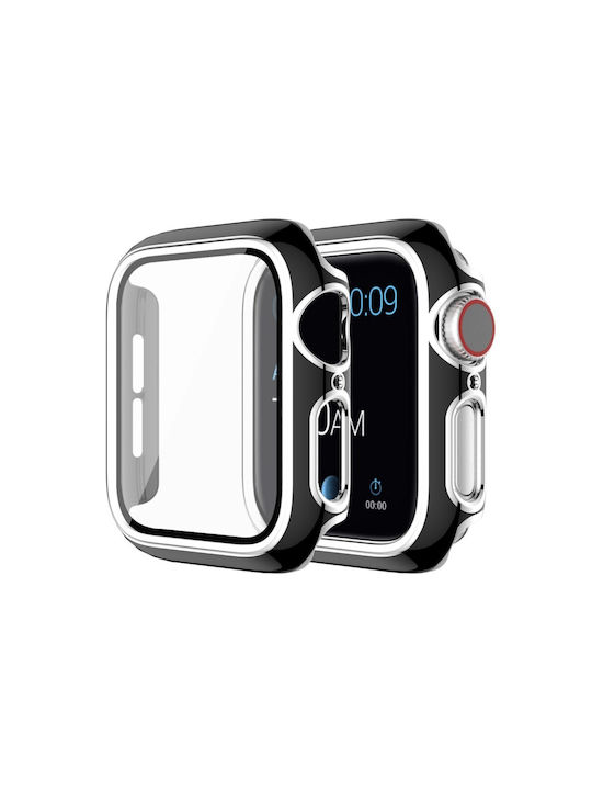 Enkay Plastikhülle mit Glas in Schwarz Farbe für Apple Watch SE, SE2, SE3 - 44mm Enkay Plastikhülle mit Glas in Schwarz Farbe für Apple Watch SE, SE2, SE3 - 44mm