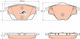 Trw Brake Pad Set Disc Brake Gdb2034