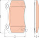Trw Gdb4171 Brake Pad Set Disc Brake