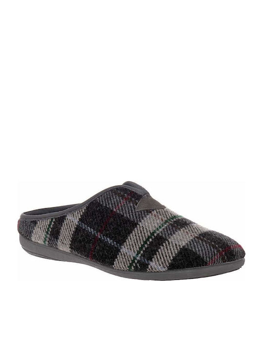 Adam's Shoes Зимни мъжки чехли Сив