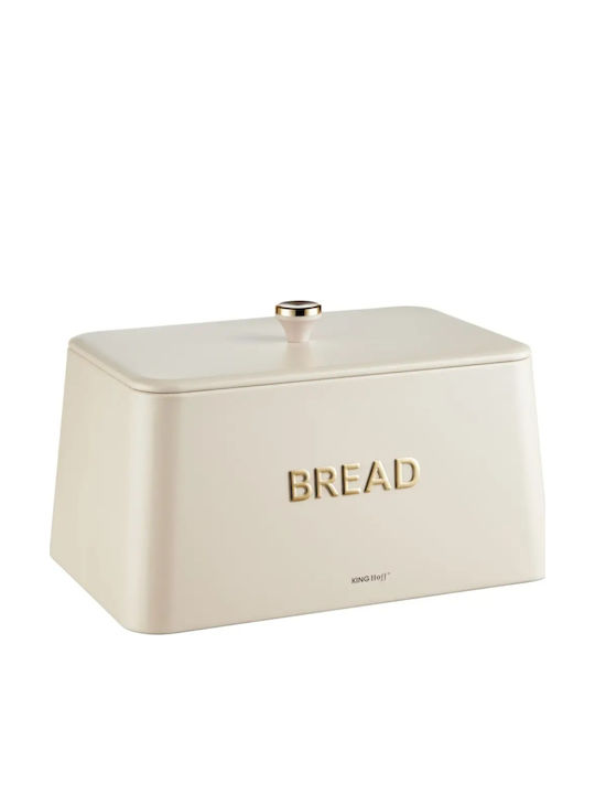 KING Hoff Cutie de pâine cu capac Inox Bej 35x2...