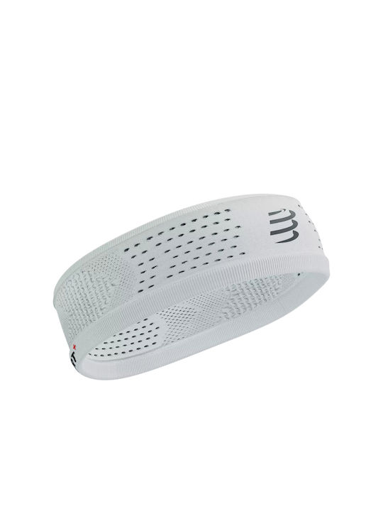 Compressport Thin Sportstirnband Weiß