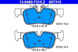 Ate Brake Pad Set Disc Brake 13.0460-7315.2