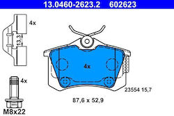 Ate Set Plăcuțe Frână Disc 13.0460-2623.2 Ate Set Plăcuțe Frână Disc 13.0460-2623.2