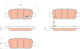Trw Brake Pad Set Disc Brake Gdb3294