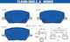Ate Brake Pad Set Disc Brake 13.0460-5662.2