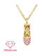 Callajewels Επιχρυσωμένο Παιδικό Κολιέ από Ασήμι με Αλυσίδα C13672-EL467772808
