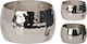 Zaros Napkin Ring Metallic Silver 4pcs