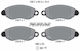 Textar Bremsbelag Set Scheibenbremse 2357701