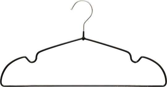 5Five Wardrobe Hanger for Pants Metallic Black 209361 20pcs