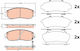 Trw Gdb3581 Brake Pad Set Disc Brake