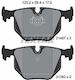 Textar 2148701 Brake Pad Set Disc Brake