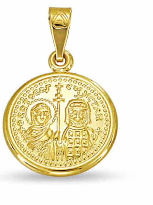 Kontopoulos Pandantiv Talisman pentru copii Constantinato din Aur 14K MK1103