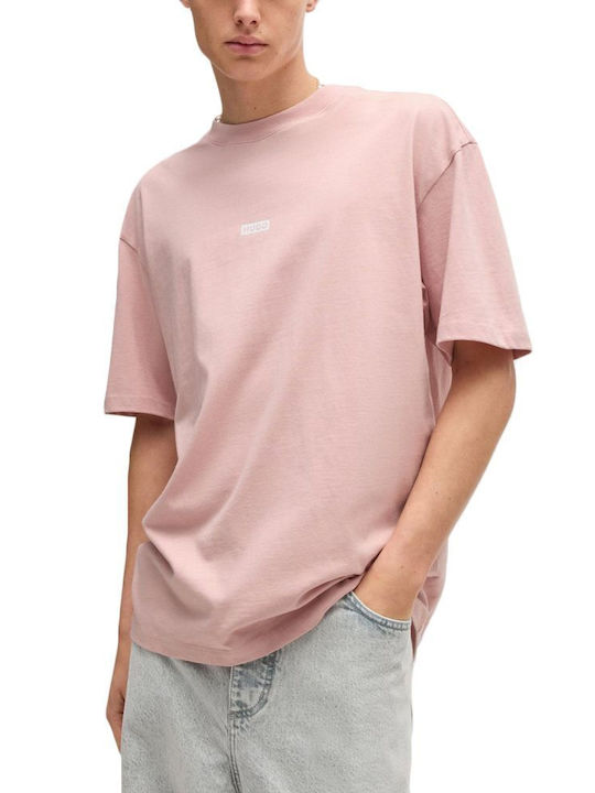 Hugo Nalono T-shirt Ροζ