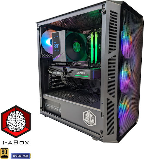 i-aBox Entry lvl v5 Plus Gaming Desktop PC (Ryzen 5-8400F/32GB DDR5/1TB SSD/GeForce RTX 5060/W11 Home)