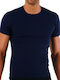 Men's Undershirt Short-sleeved Blue