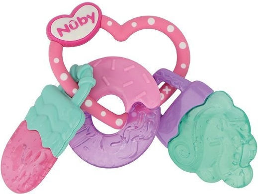 Nuby Inel Dentar Cu Gel Și Apă Pentru 3 Luni+