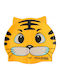 Kinder Badekappe aus Silikon Aqua Speed Junior Cap Cat Orange Multi 115-Kat Orange