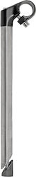 Fahrrad Lenkervorbau Langer Edelstahl 22,2×300mm Tacho 25,4 Schwarz Silber 404027