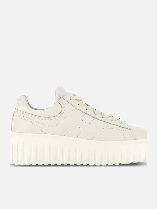 Hogan Allacciato Γυναικεία Sneakers Μπεζ