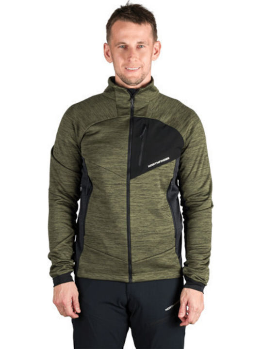Northfinder Ανδρική Ζακέτα Fleece Μαύρη