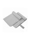 Vidaxl Sports Gym Towels 2 Pcs Gray 50 x 30 Cm