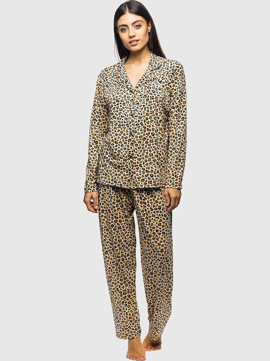 Winter Women's Pyjama Set Animal Print