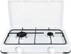Countertop Burner Flüssiggas Double Weiß