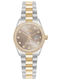 Jcou Women's Watch with Gold Metal Bracelet
