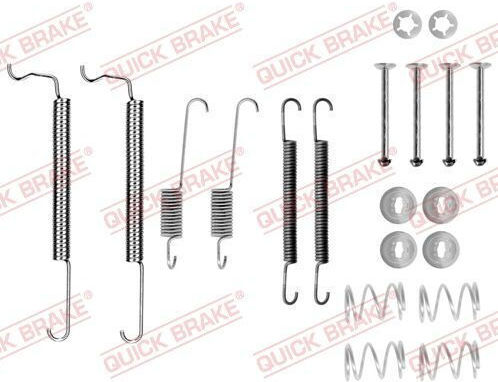 Accessory Set Brake Shoe Quick Brake 105-0629