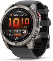 Garmin Fenix 8 Pro 51mm Graphite/Black Silicone Garmin Fenix 8 Pro 51mm Graphite/Black Silicone