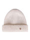 Beanie Frauen Beanie Gestrickt in Beige Farbe