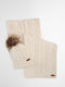 Penshaw Set with Beanie Knitted in Beige color