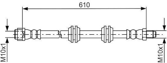 Bosch Brake Hose 1 987 481 744