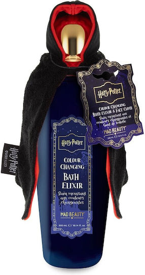 Mad Beauty Harry Potter Cloaked Colour Changing Bubble Bath Elixir in Gel and Woody Scent 300ml