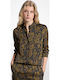 Women's Satin Long Sleeve Shirt Ivy