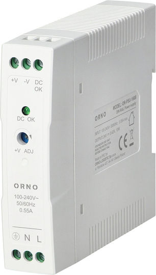 Orno DIN-Schienen-Netzteil mit Ausgang 24V und Leistung 10W 0.42A