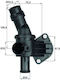Thermostat Kühlflüssigkeit Mahle Ti 8 87