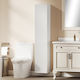 HomCom Floor Bathroom Column Cabinet L30xD31.5xH160cm White
