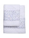 Viopros Set of Baby Towels 2pcs Light Blue Weight 480gsm