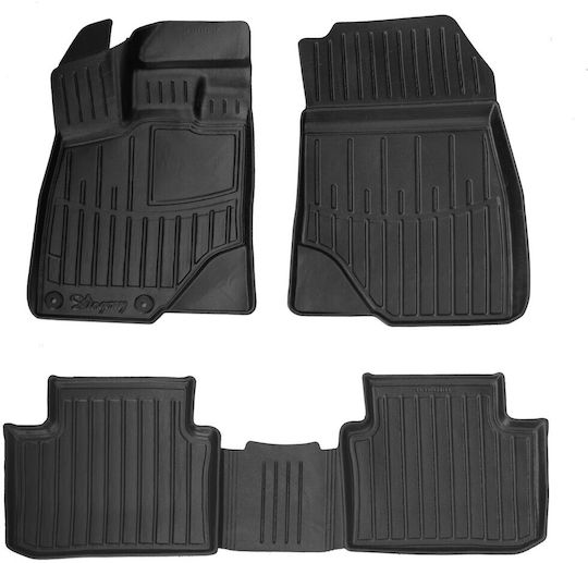 Opel Zafira B 5d 2005>2011 Car Mats Rubber Raised Sides Fasteners 5 Pieces