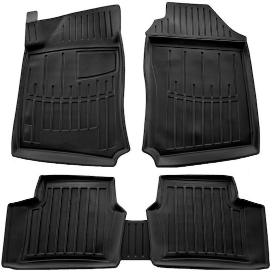 Opel Vectra B 4/5d 1995>2002 Car Mats Rubber Raised Sides Without Fasteners 5 Pieces Race Axion 5015145/st