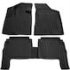 Hyundai Santa Fe 5d 2006>2010 Car Mats Rubber Raised Sides Fasteners 5 Pieces