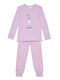 Pretty Baby Kinder-Nachtwäsche Winter Baumwolle Dusty Flieder